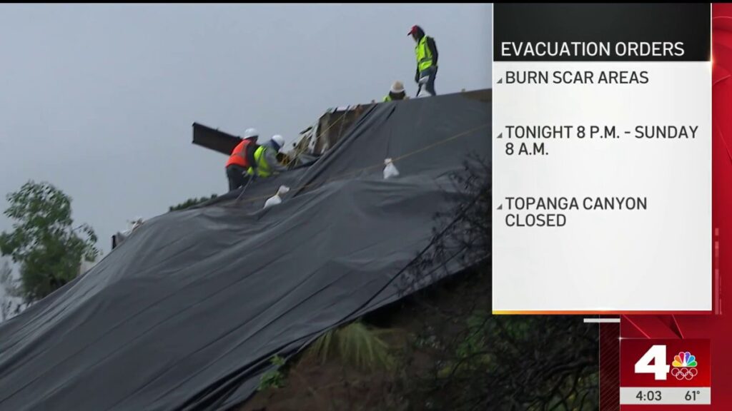 Rain, road closures could impact SoCal economy this weekend – NBC Los Angeles