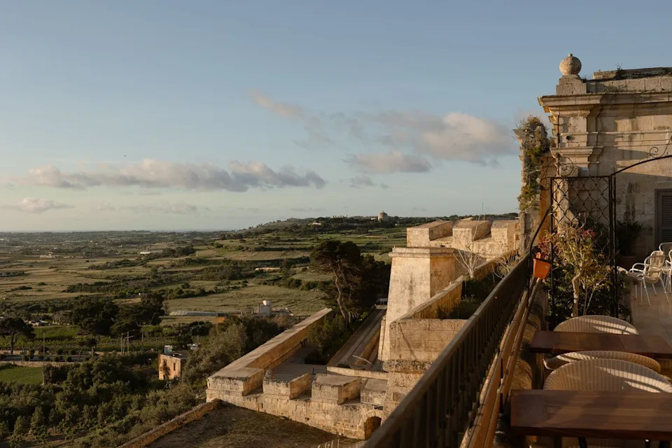 de Mondion’s bastion roof terrace is primed for a sundowner (The Xara Palace)