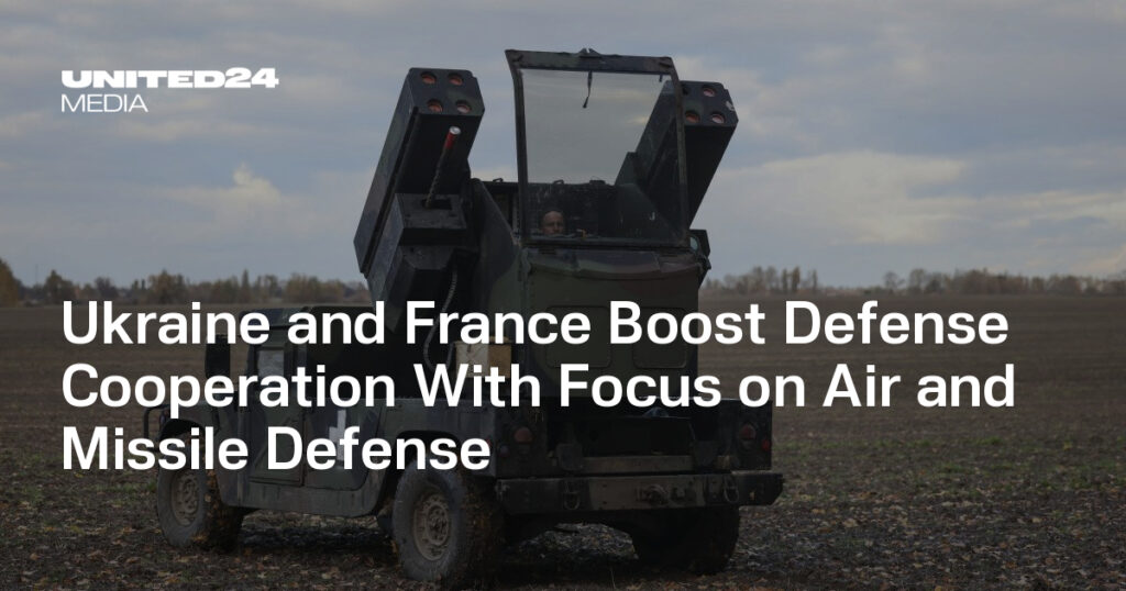 Ukraine and France Boost Defense Cooperation With Focus on Air and Missile Defense — UNITED24 Media