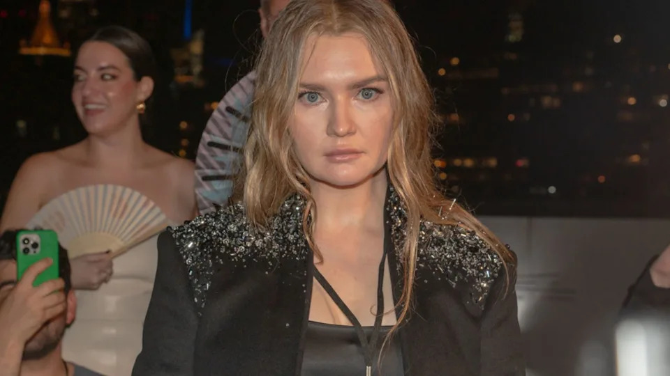 Shao - Runway - New York Fashion Week - The Shows. September 11, 2023, New York, USA Anna Delvey attends the Shao fashion show during New York Fashion Week