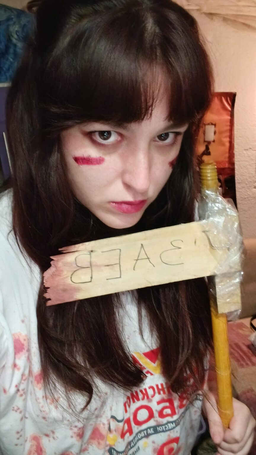 Yandere Gruevski obsessed waifu killing off SDSM members, has a weapon with Zaevs name on it
