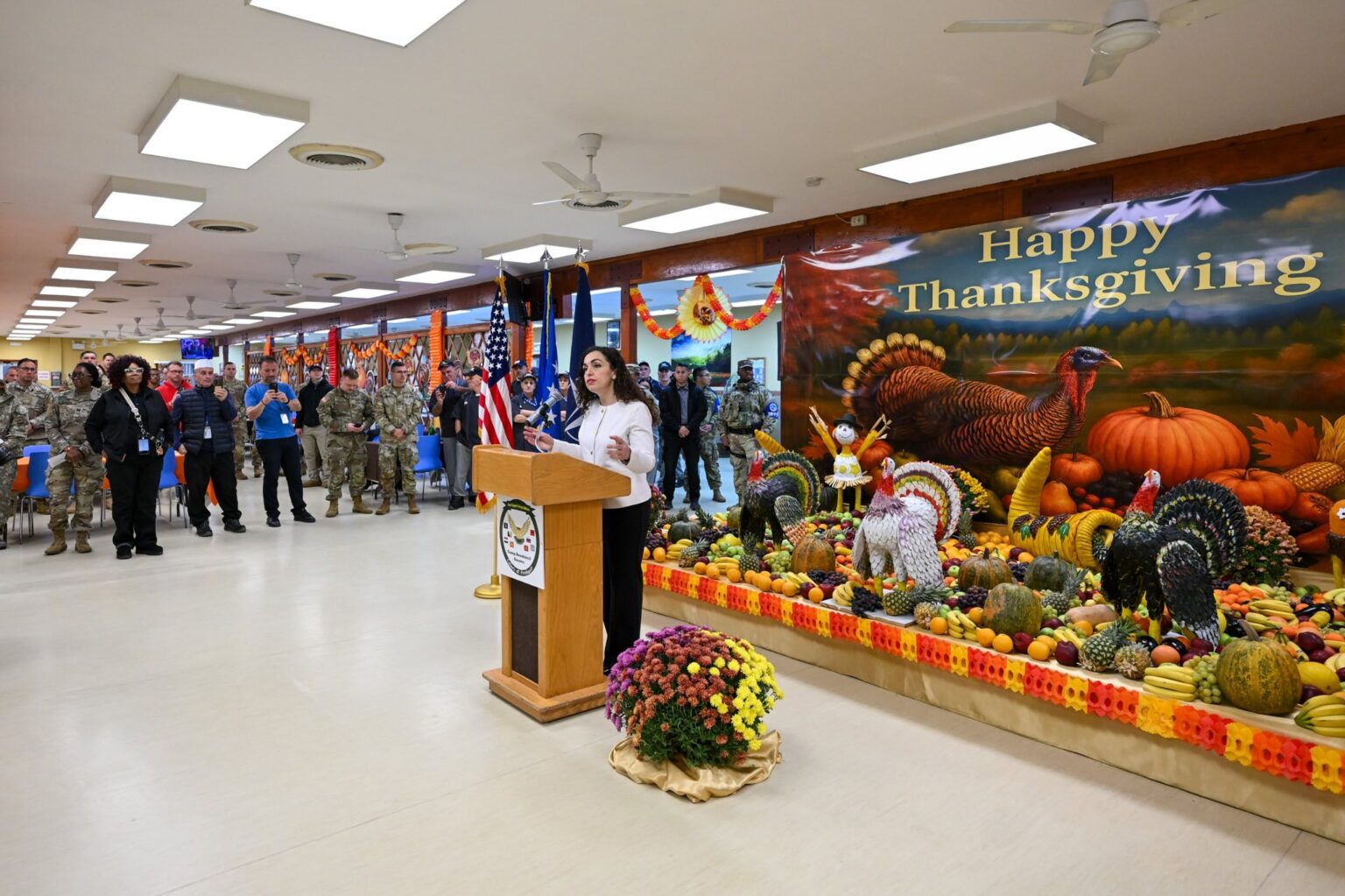 Osmani at Bondsteel, congratulates American soldiers on Thanksgiving Day: They have been by Kosovo's side in the most difficult days