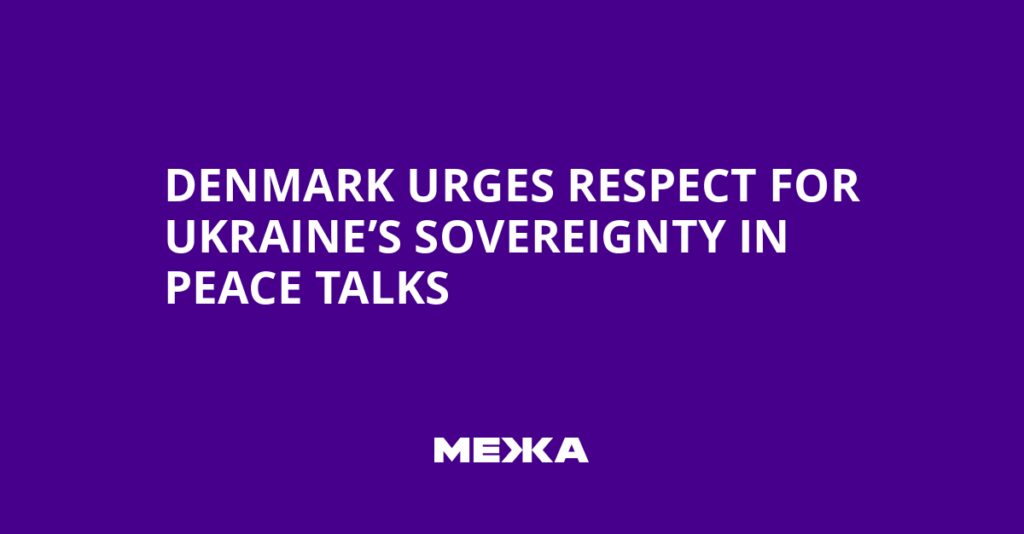 Denmark urges respect for Ukraine’s sovereignty in peace talks | Ukraine news