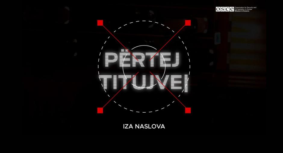 OSCE Documentary Highlights Importance of Prosecuting Crimes against Journalists in Kosovo