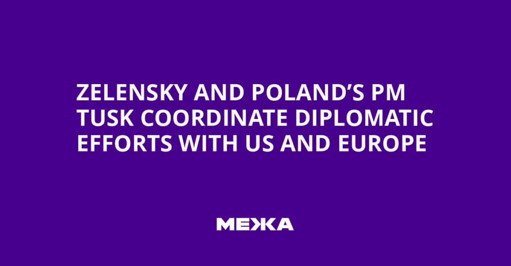 Zelensky and Poland’s PM Tusk Coordinate Diplomatic Efforts with US and Europe | Ukraine news