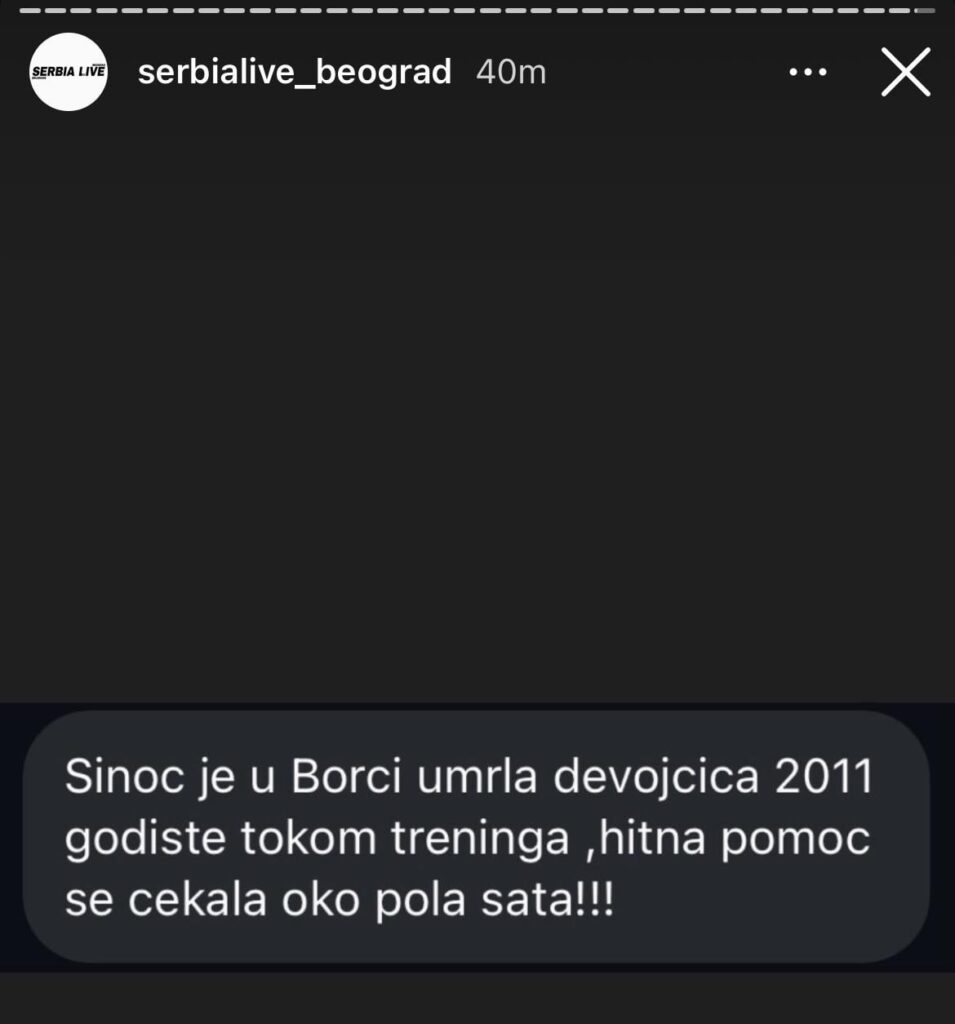 One sad news today