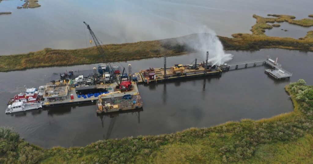 Crews stop Lafourche Parish gas leak in marsh | Environment