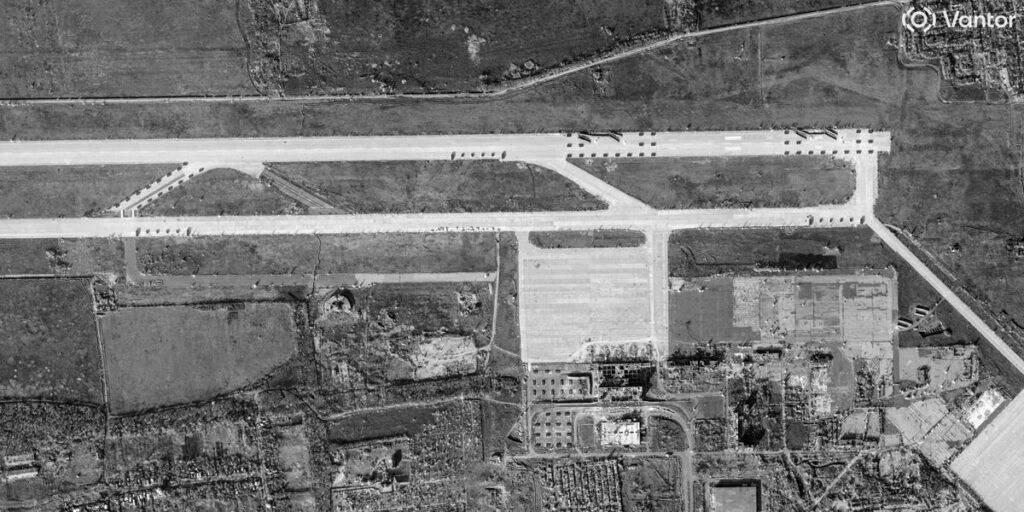 Imagery Shows Damage at Russia's New Drone Base After Ukrainian Attack