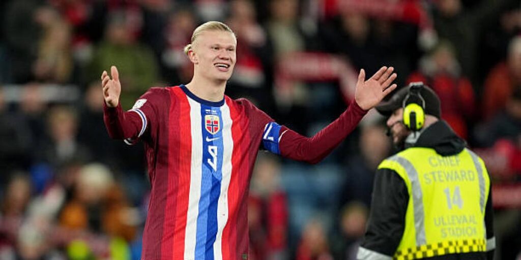 Haaland spotted collecting a massive 70-burger order after Norway’s win!