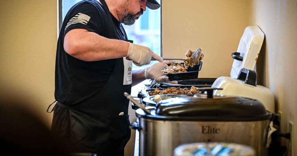 Turkey, cranberry sauce and stuffed bellies, Spokane Valley soup kitchen opened this weekend with Thanksgiving on the menu