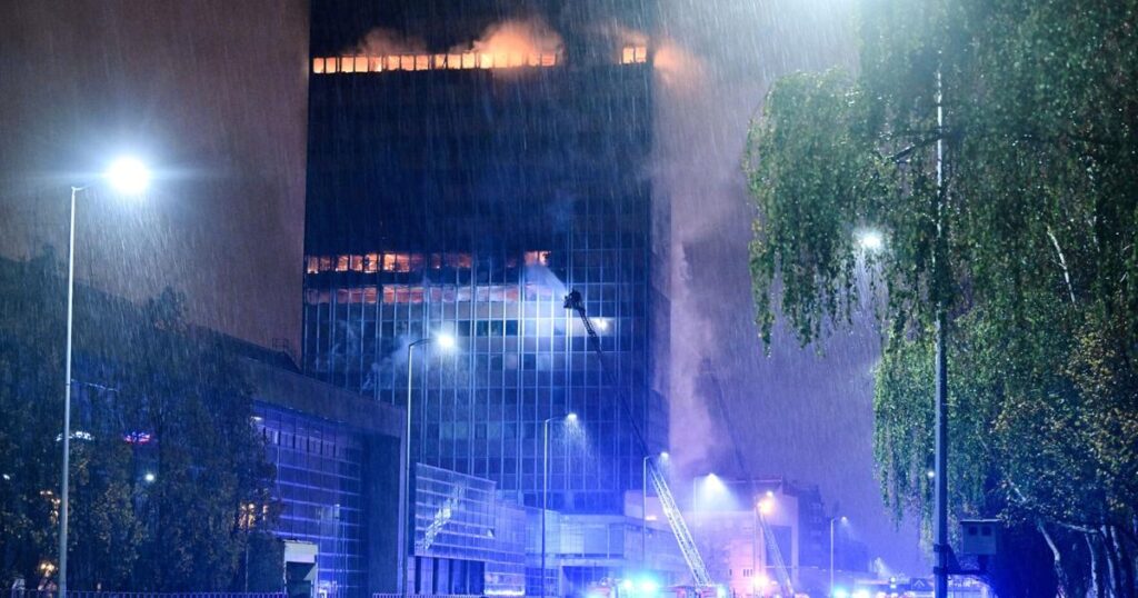 Huge fire in the Croatian capital destroys landmark tower | National News