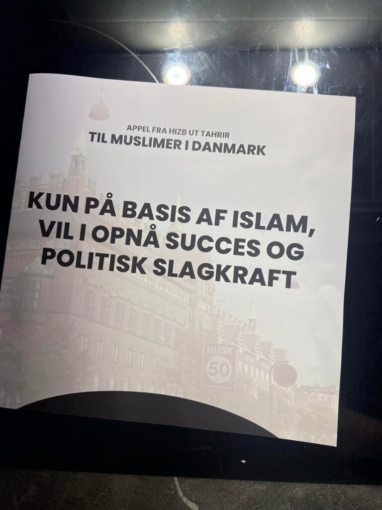 Got an appeal to Muslims in DK in the mailbox that they should not vote or get involved in Danish democracy