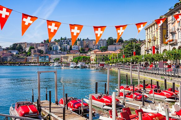 Lakeside in Lugano.