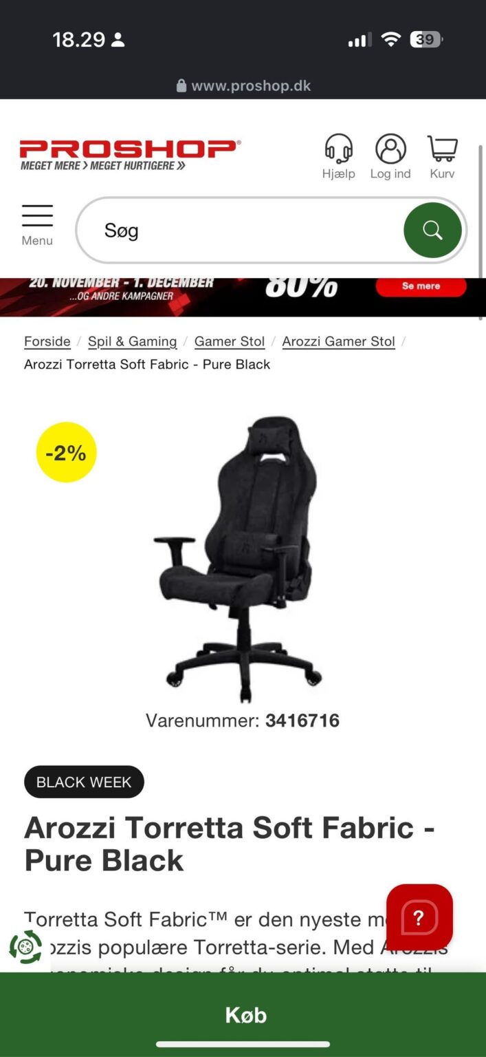 Black Friday is off to a flying start in the small country towards the Nordics 🥰
