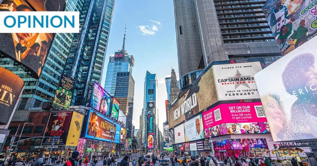 Most cities are nouns. New York’s a verb