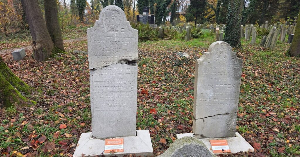 A Restored Tombstone in Poland's Oswiecim Sheds Light on Vibrant Prewar Jewish Life