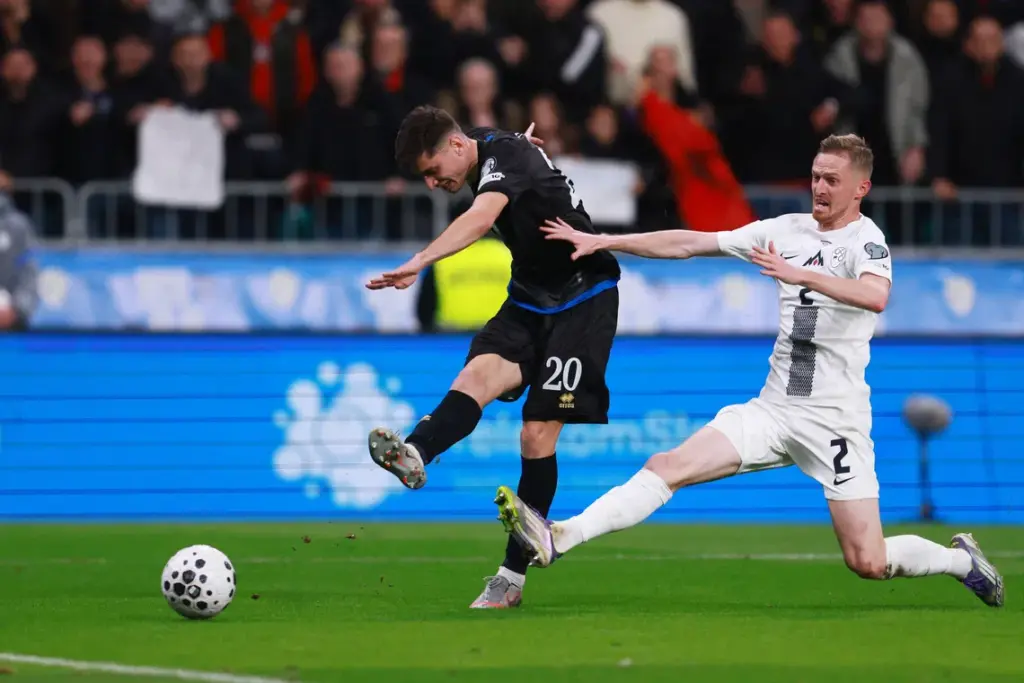 Kosovo win 2-0 in Slovenia to secure World Cup playoff spot