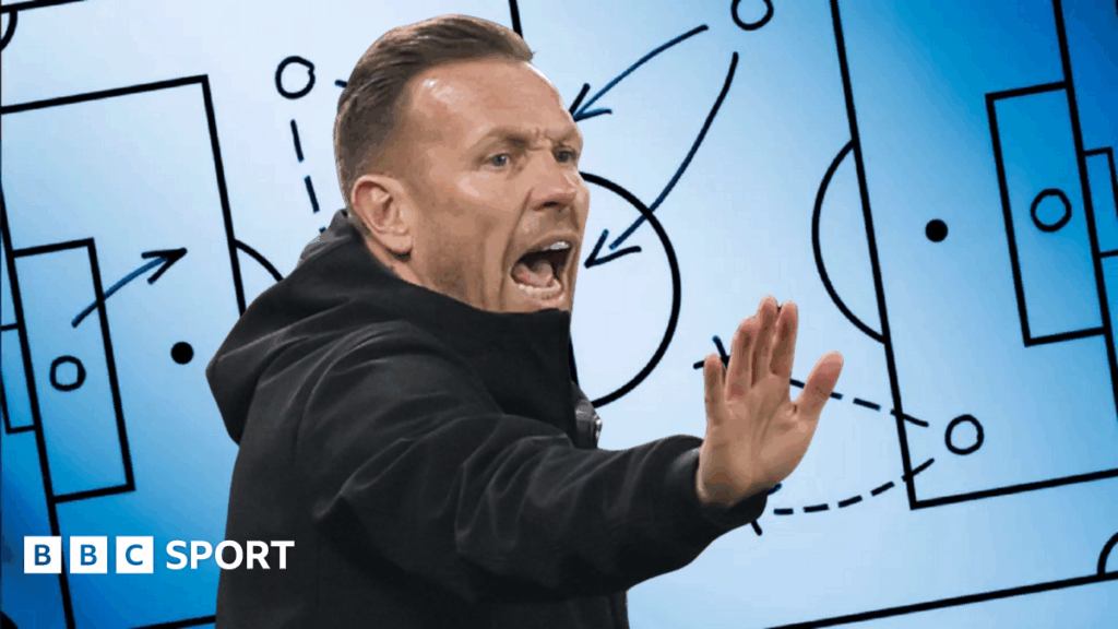 Craig Bellamy and a tactics board