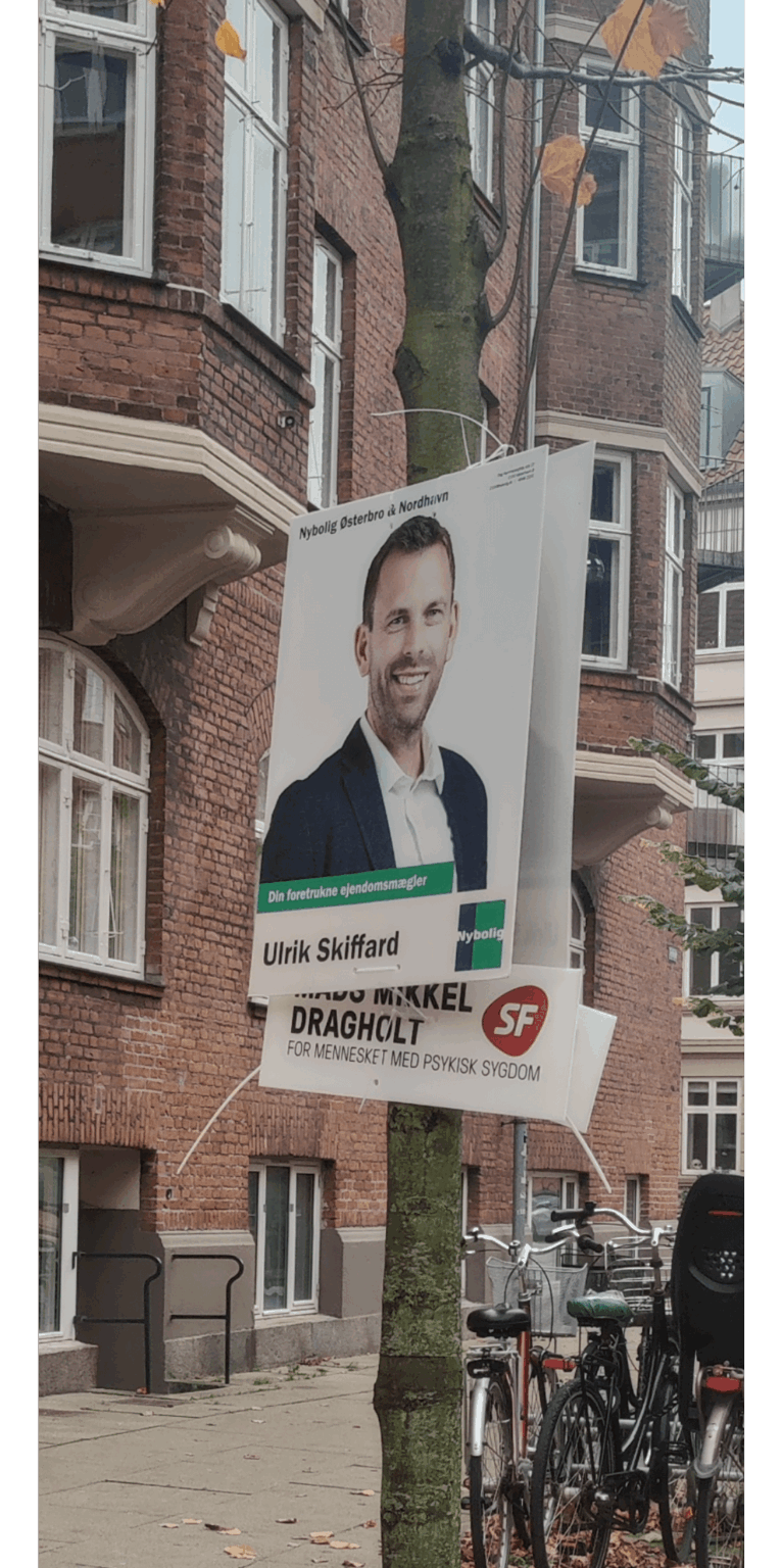 Question - Is advertising disguised as election posters legal?