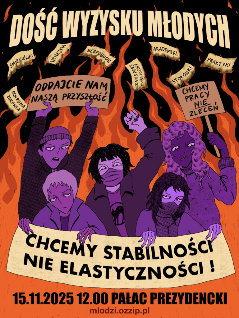 Enough of the exploitation of young people! – Saturday protest in Warsaw Enough of the exploitation of young people! – Saturday protest in Warsaw