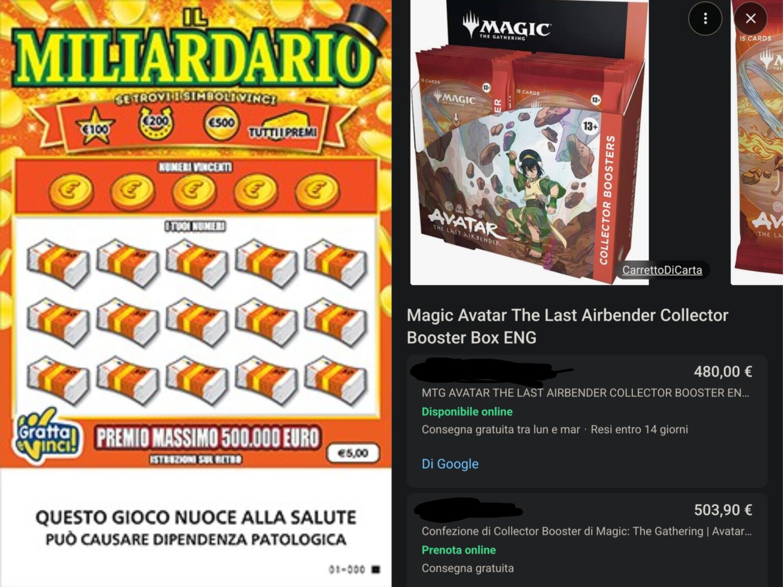 Why shouldn't a professional MtG buster who only does it to make money prefer the more classic scratch cards?