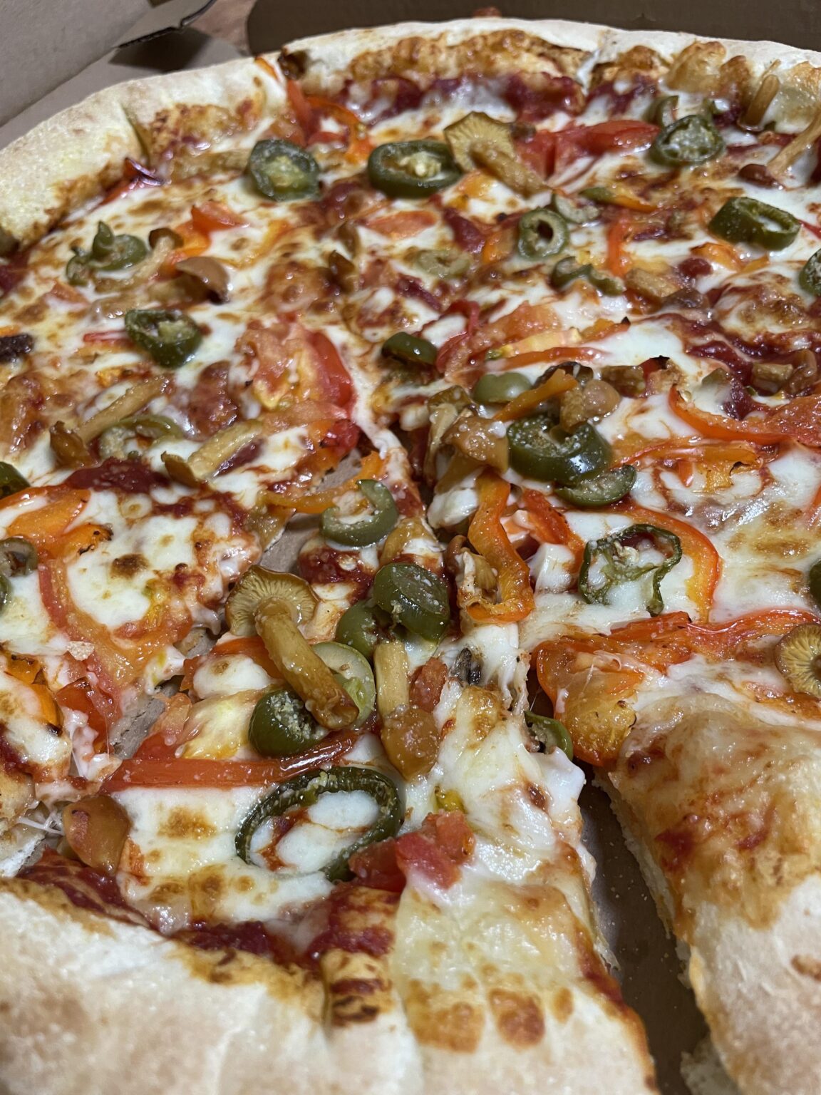 Even Dominos adds forest mushrooms to their pizzas in Belarus