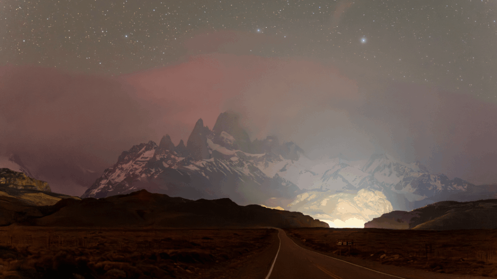 Aurora in El Chalten!