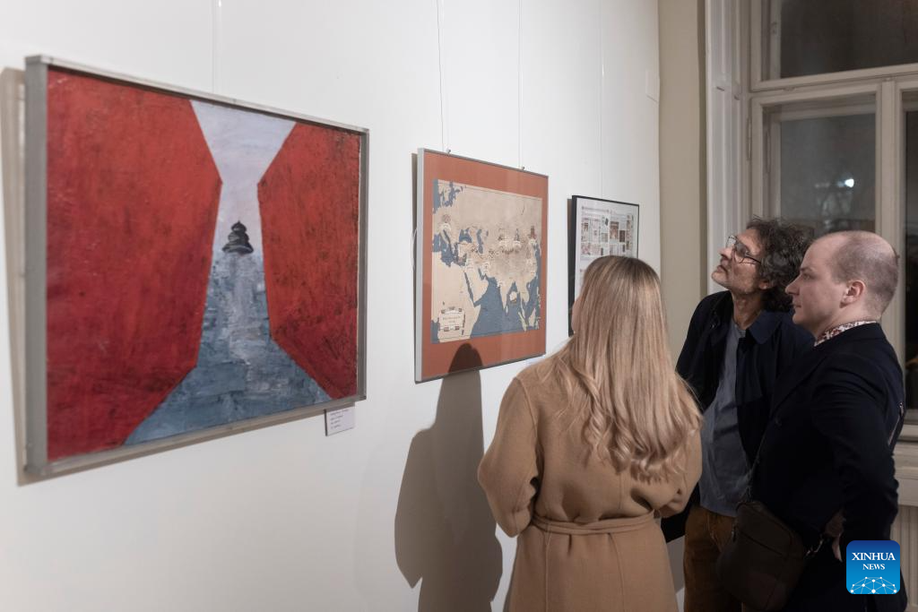 Art exhibition showcasing Chinese, Slovenian works opens in Ljubljana-Xinhua