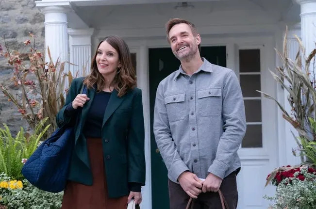Tina Fey and Will Forte in "The Four Seasons."