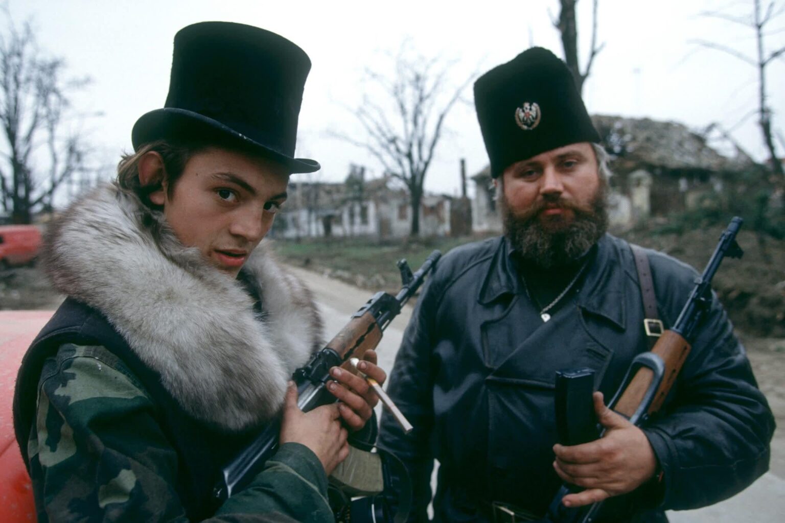 "In Yugoslavia I discovered as default hate for love and love for hate." - French photographer Alexandra Boulat (Vukovar, November 1991)