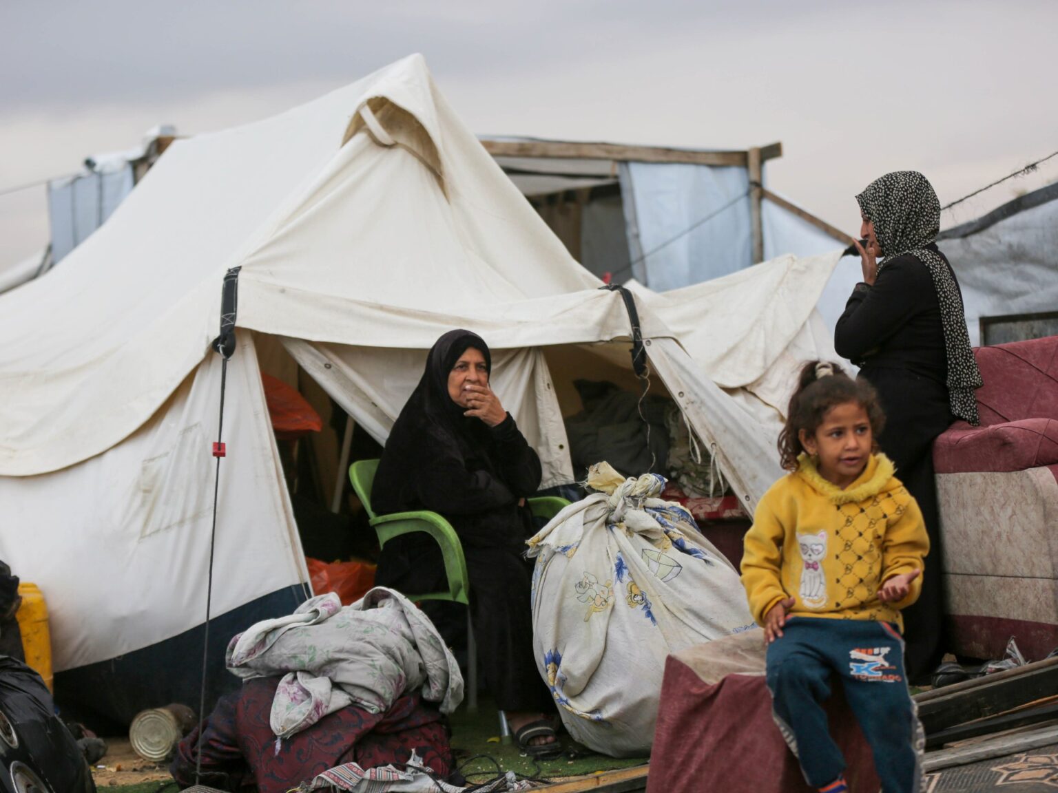 Israel kills at least three in Gaza, as thousands endure heavy flooding | Gaza News