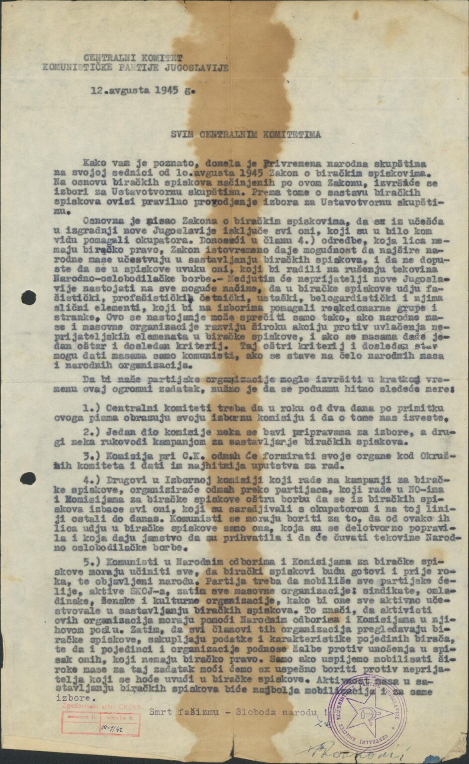 Election to the Constituent Assembly in 1945 – »We'll show them – never again will the old ways prevail«