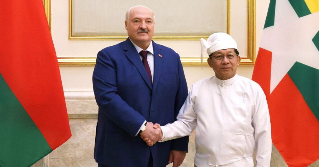 Belarus’s Lukashenko becomes second only leader to visit Myanmar since coup | Elections News
