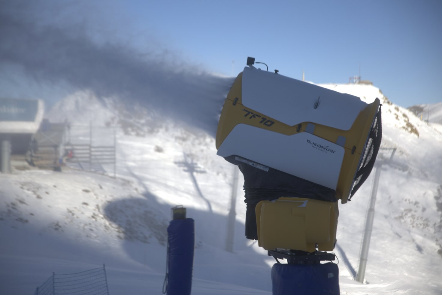 Snow production in Grandvalira (Andorra)
