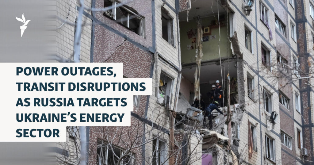 Homes, Energy Sector Hit In Deadly Russian Attack On Ukraine