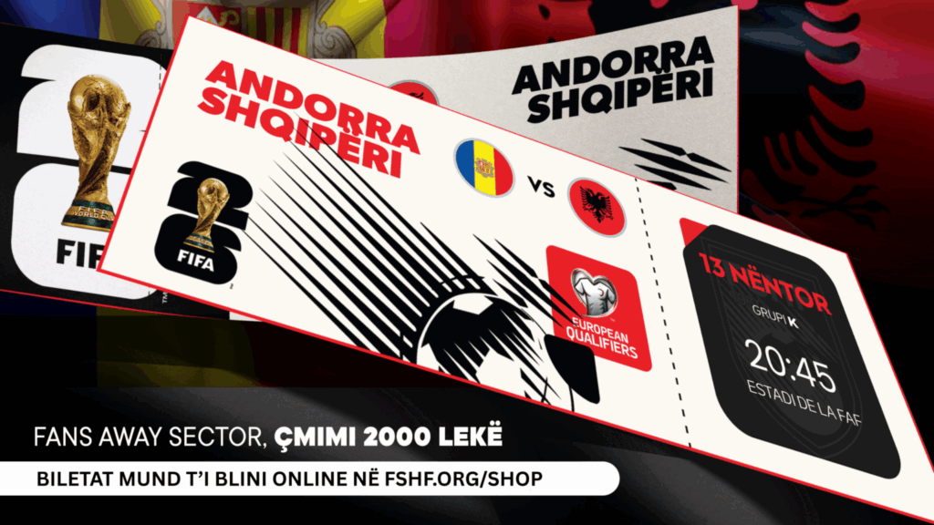 Andorra vs Albania — FSHF Opens Ticket Sales