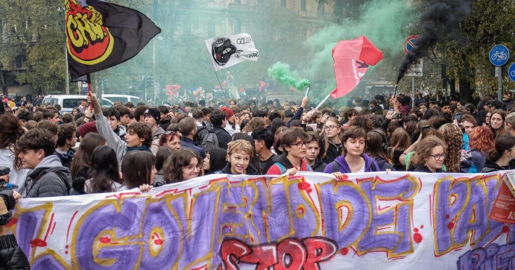 "No Meloni day" students in various Italian cities against the government