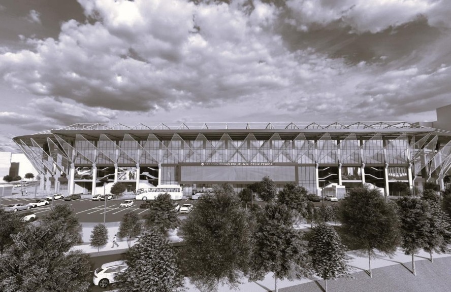 Bosnia and Herzegovina unveils design for new national stadium in Zenica