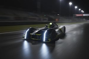 A render of the Formula DGR Zero on track.