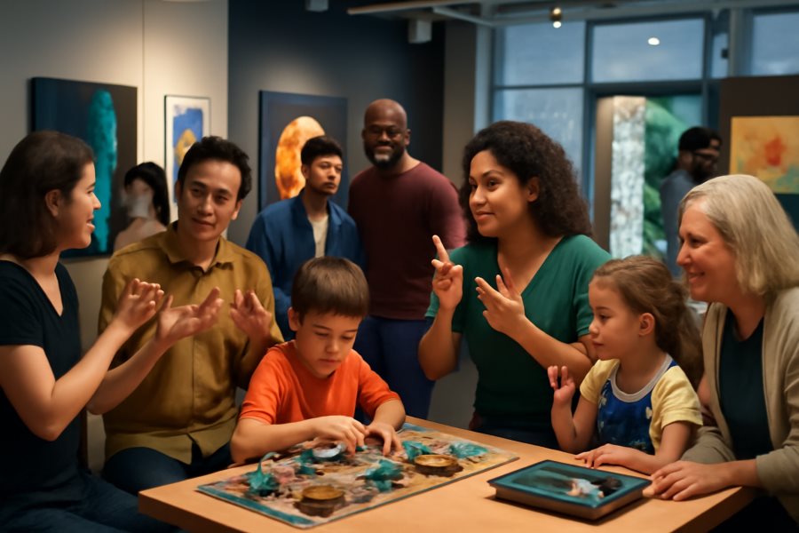 Deaf art science festival