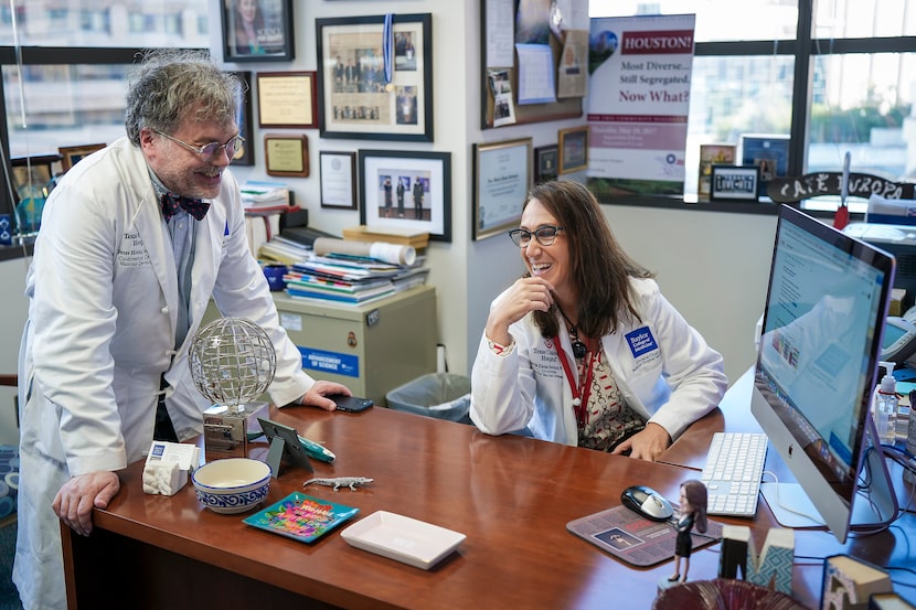 In this 2022 file photo, Maria Elena Bottazzi, Co-Director of the Center for Vaccine...