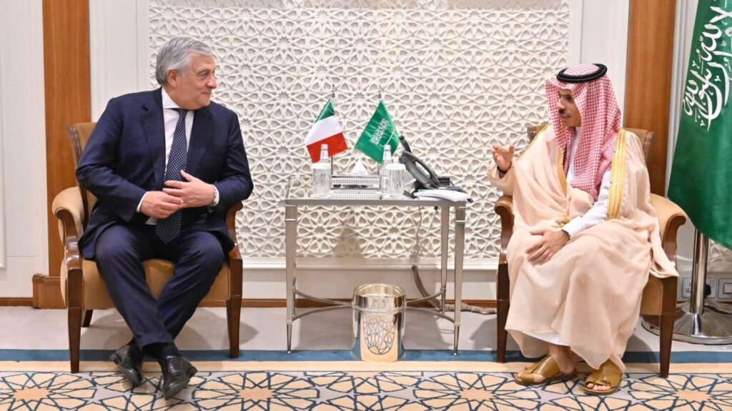 Tajani in Riyadh: Italy–Saudi ties shift into high gear