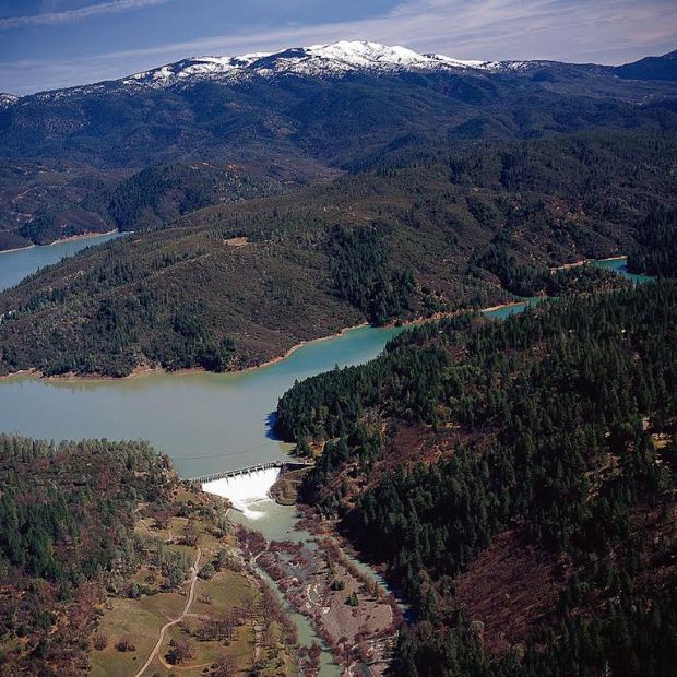An image shows Lake Pillsbury as interned by the Scott Dam on the Eel River. (Friends of the Eel River/Contributed)