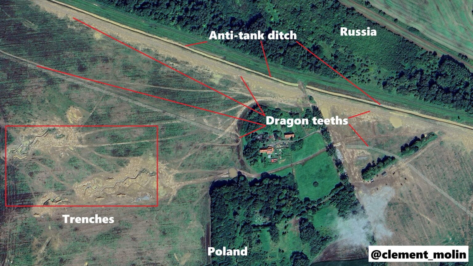 Poland Begins Construction of Eastern Shield Fortifications on Border with Kaliningrad Region Poland Begins Construction of Eastern Shield Fortifications on Border with Kaliningrad Region