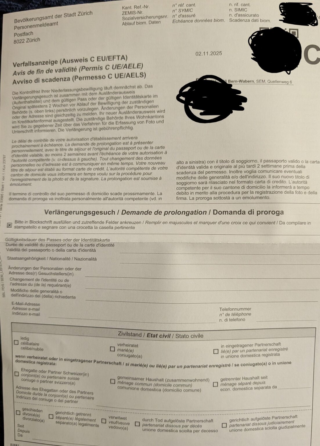 Paperwork for C permit renewal?