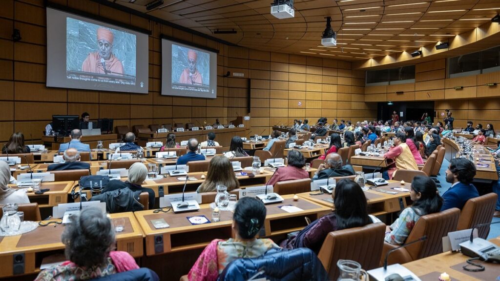 BAPS Celebrates 30-Year UN Partnership In Austria BAPS Celebrates 30-Year UN Partnership In Austria