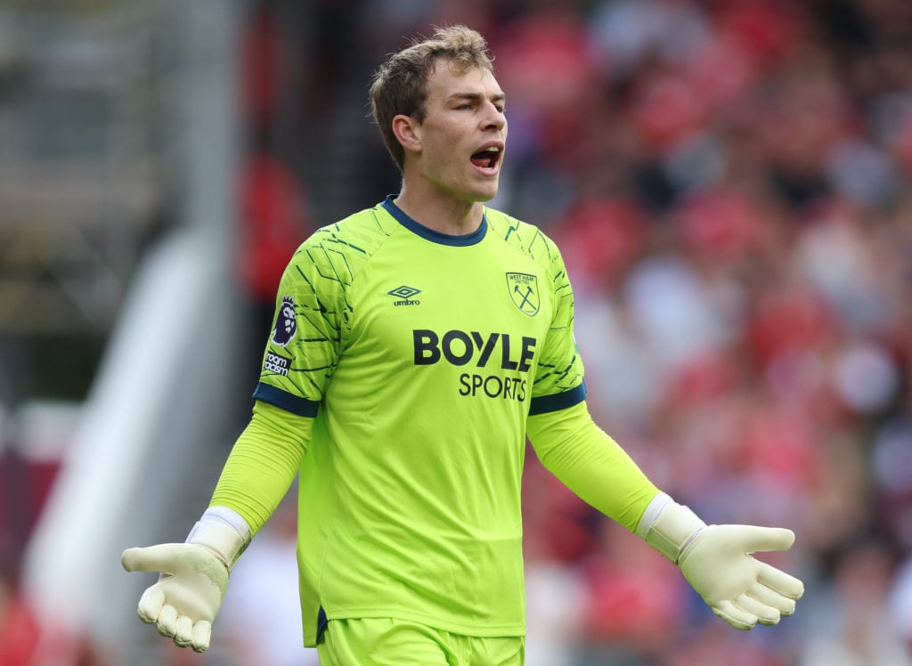 Mads Hermansen during Nottingham Forest v West Ham United - Premier League