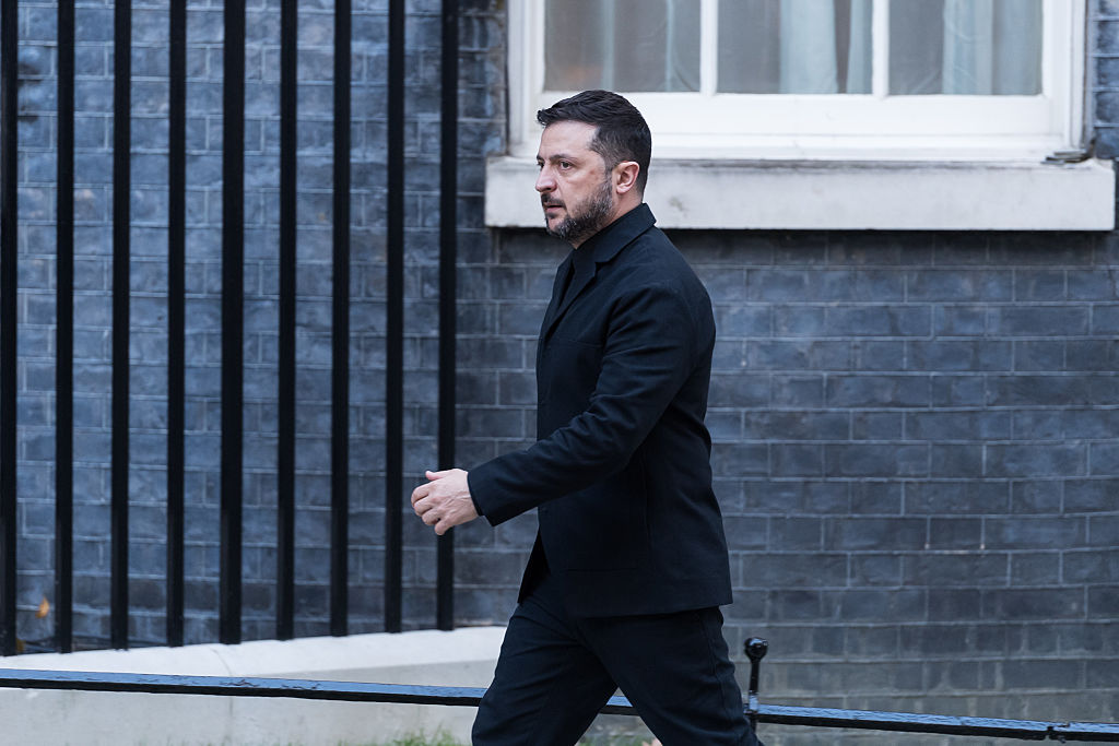 Ukrainian President Volodymyr Zelenskyy Visits Downing Street in London