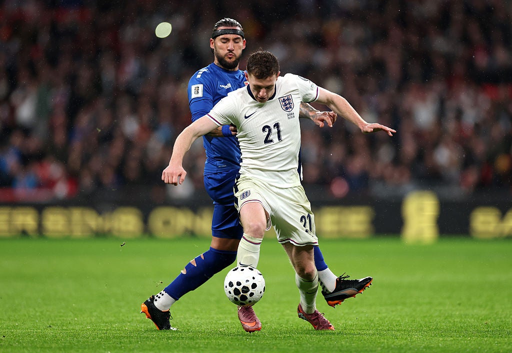 Elliot Anderson impressed in England’s midfield