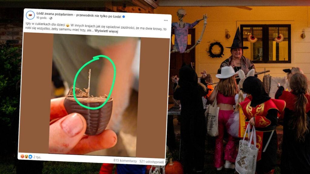 Sharp objects found in Halloween candy in Poland